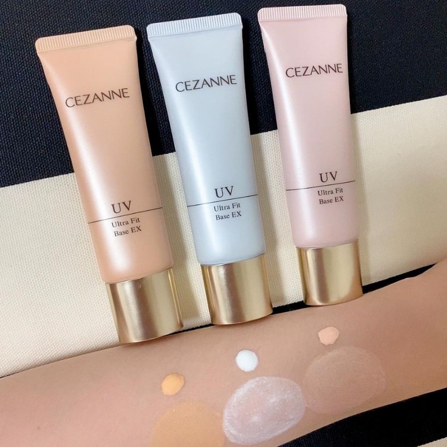 Kem lót Cezanne UV Ultra Fit giúp làm đều màu da, giữ lớp nền SPF 30 PA++++ tuýp 30g