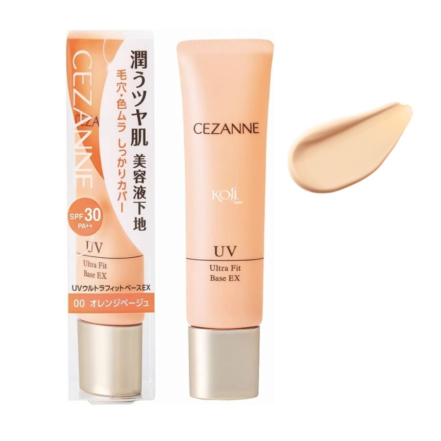 Kem lót Cezanne UV Ultra Fit giúp làm đều màu da, giữ lớp nền SPF 30 PA++++ tuýp 30g