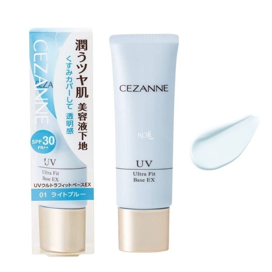 Kem lót Cezanne UV Ultra Fit giúp làm đều màu da, giữ lớp nền SPF 30 PA++++ tuýp 30g