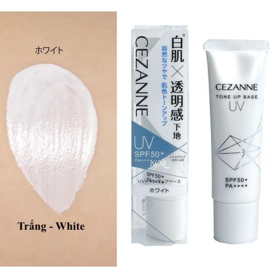 Kem lót Cezanne UV chống nắng SPF50+/PA ++++ nâng tông tuýp 30g