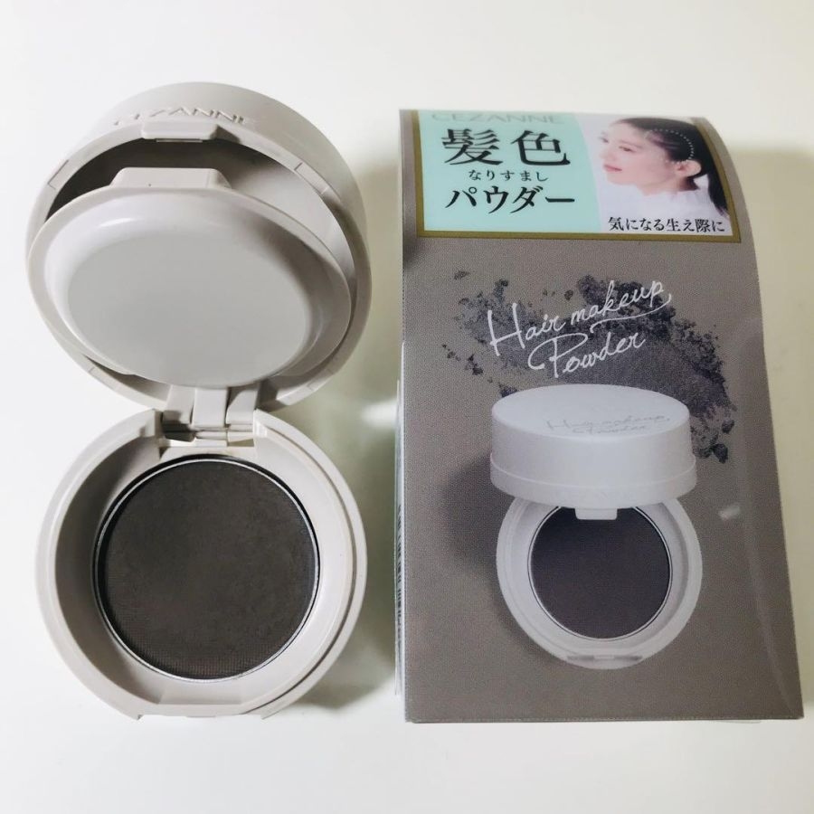 Phấn phủ che khuyết điểm cho tóc màu tự nhiên Cezanne Hair Makeup Powder