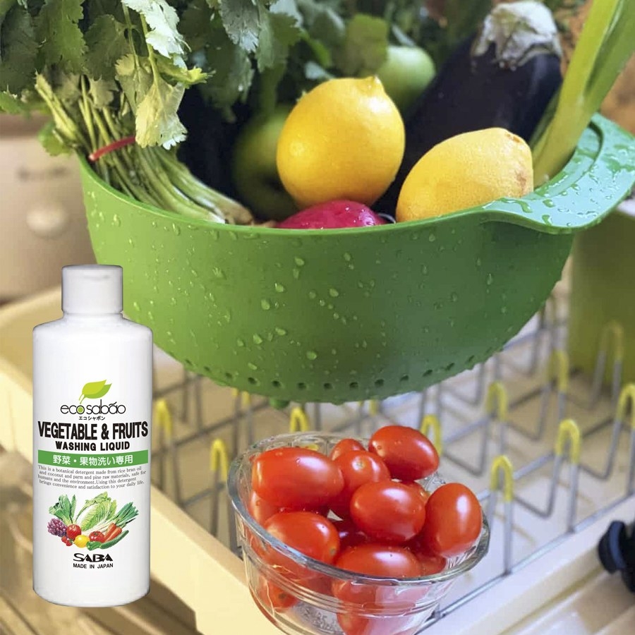 Dung dịch rửa rau củ quả Organic 100% tự nhiên EcoSabao 280ml