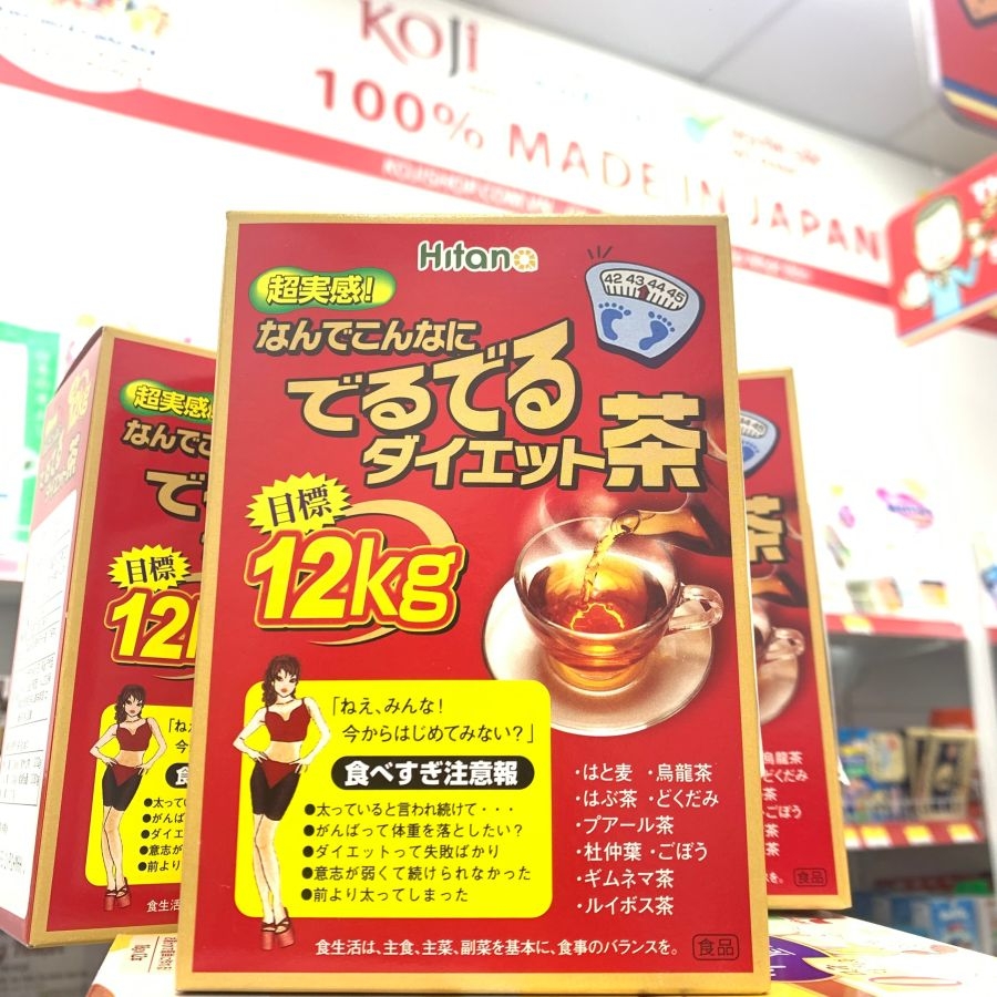 Trà hỗ trợ giảm cân Hitana Minami Nhật Bản (12kg)