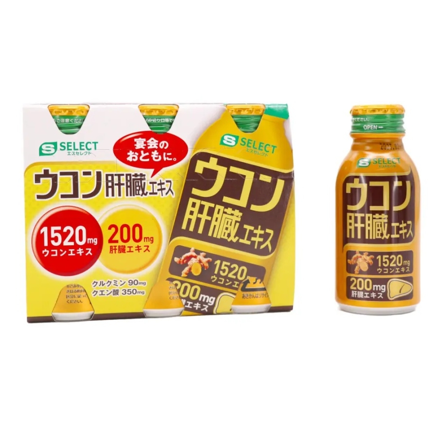 Nước uống bổ gan S Select Turmeric Liver Extract lốc 6 chai x 100ml