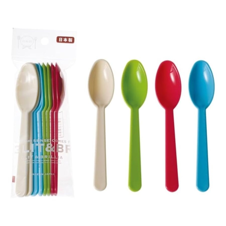 Set 8 thìa nhựa Yamada Kagaku 14.2cm