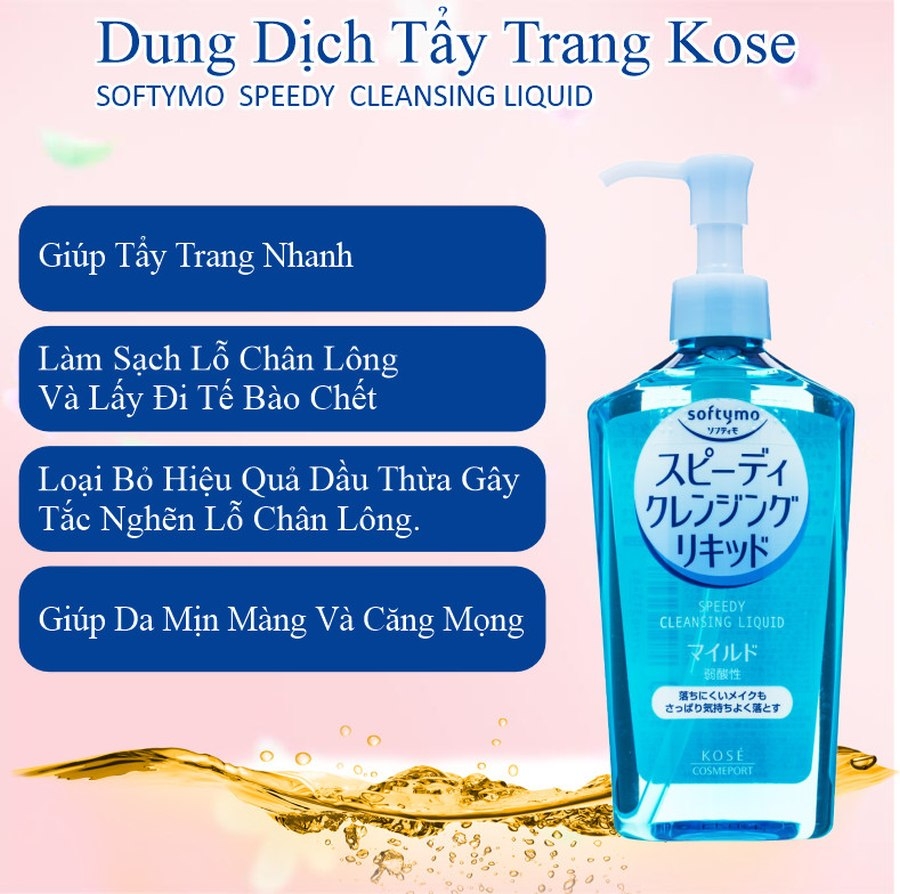 Dầu tẩy trang Kose Softymo Cleangsing Oil 230ml