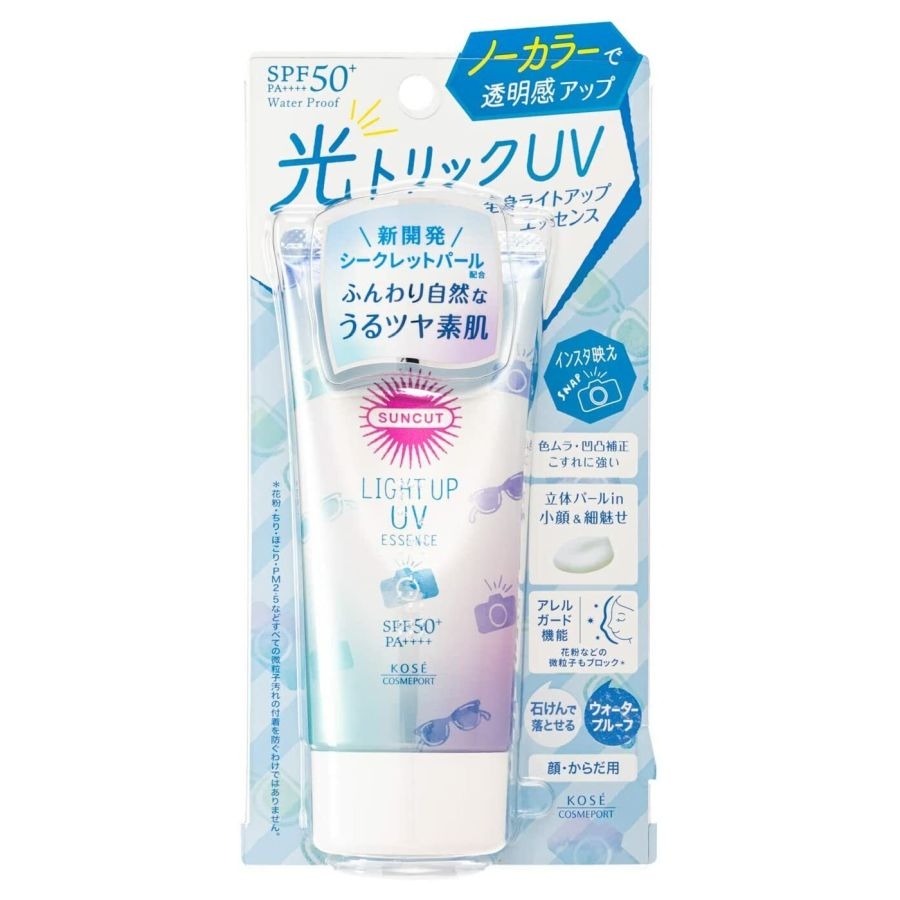 Tinh chất chống nắng sáng da Kose Suncut Light up SPF50+ PA++++ 80g