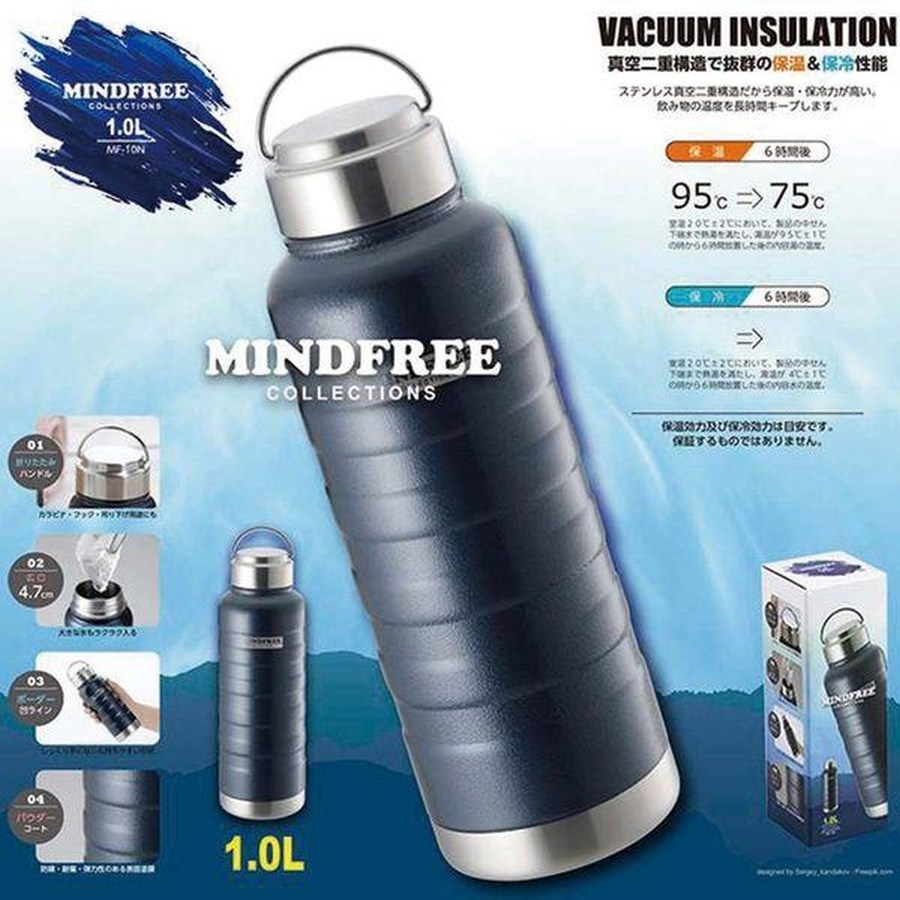 Bình giữ nhiệt inox 304 có quai xách Mind Free