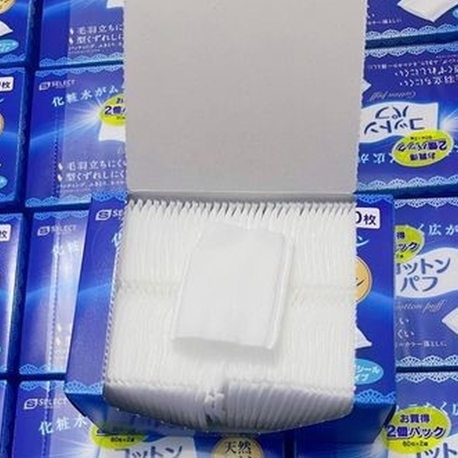 Bông tẩy trang S Select mềm mại, thân thiện với da