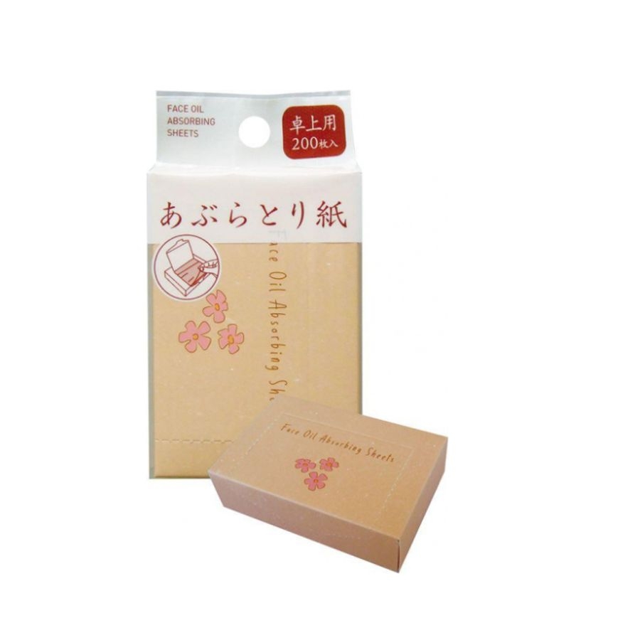 Giấy thấm dầu kiểm soát nhờn giảm bóng nhờn trên da mặt hộp 200 tờ