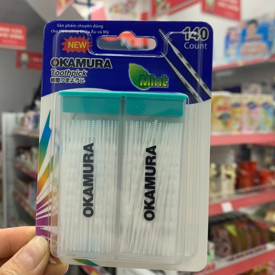 Tăm nhựa OKAMURA 140 cây