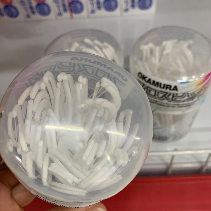 Tăm chỉ nha khoa OKAMURA - Hộp 70 chiếc