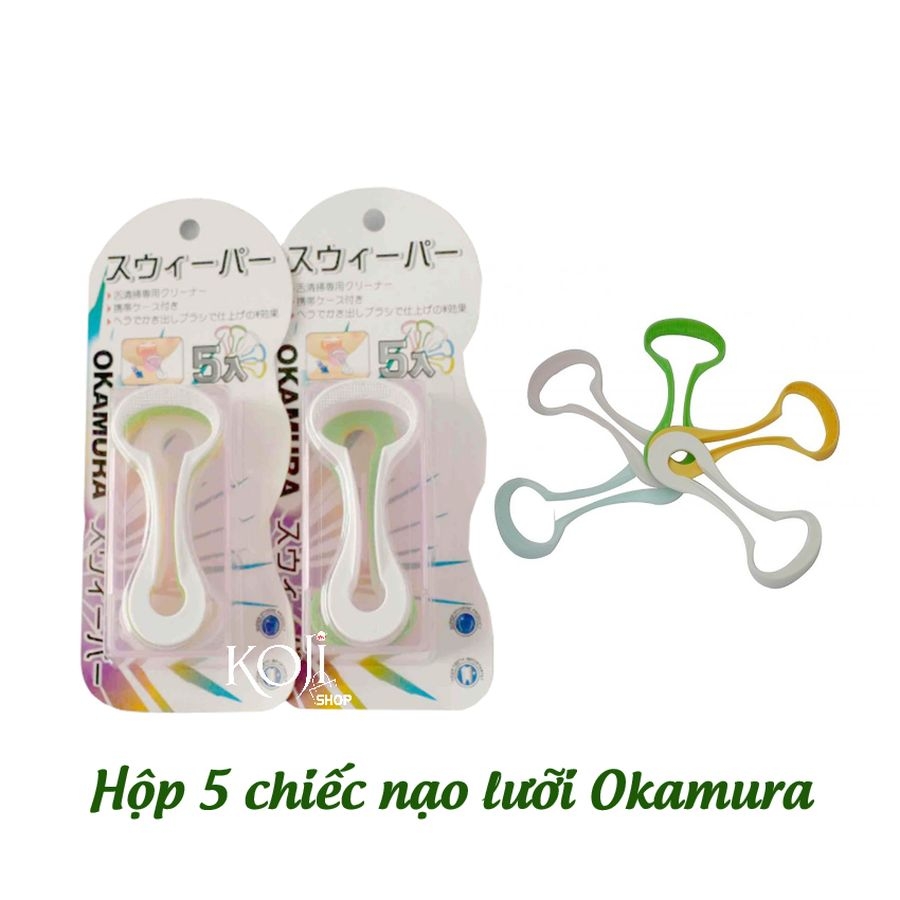 Dụng cụ cạo và vệ sinh lưỡi Okamura
