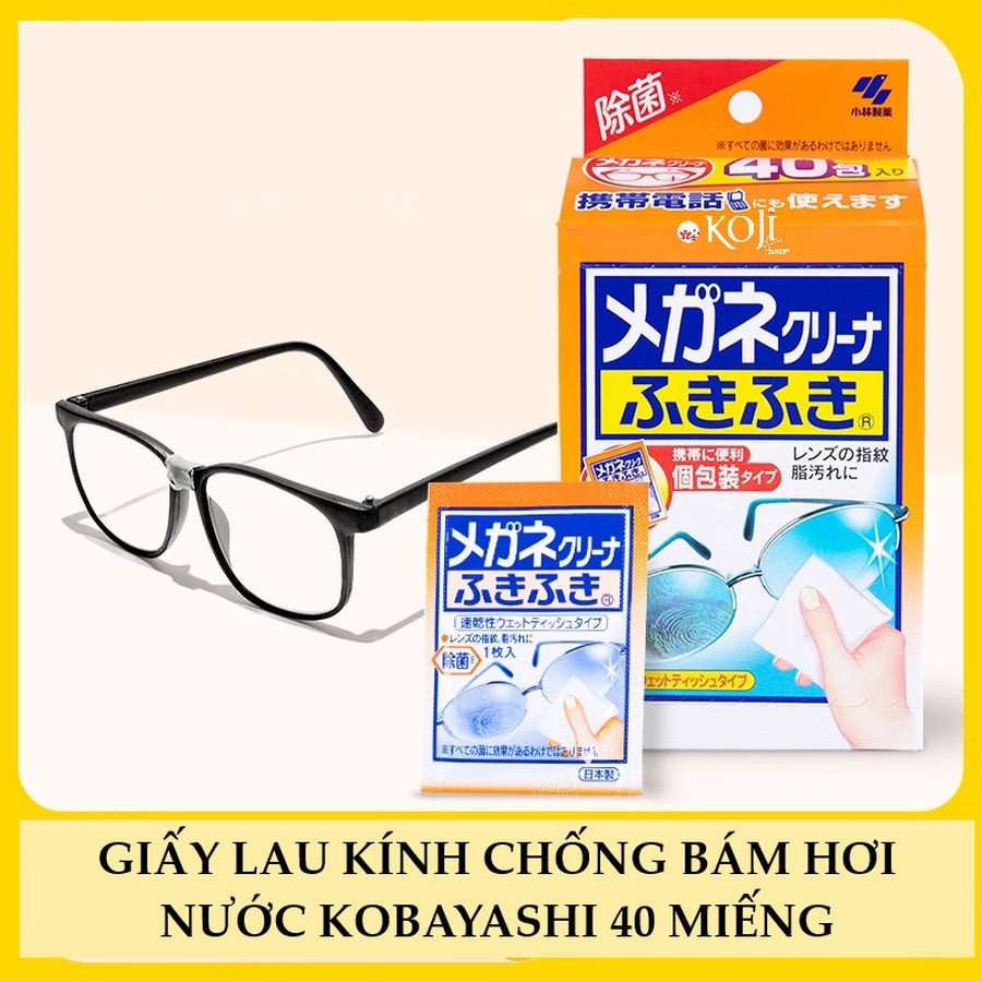 Giấy lau kính chuyên dụng Kobayashi chống bám hơi nước