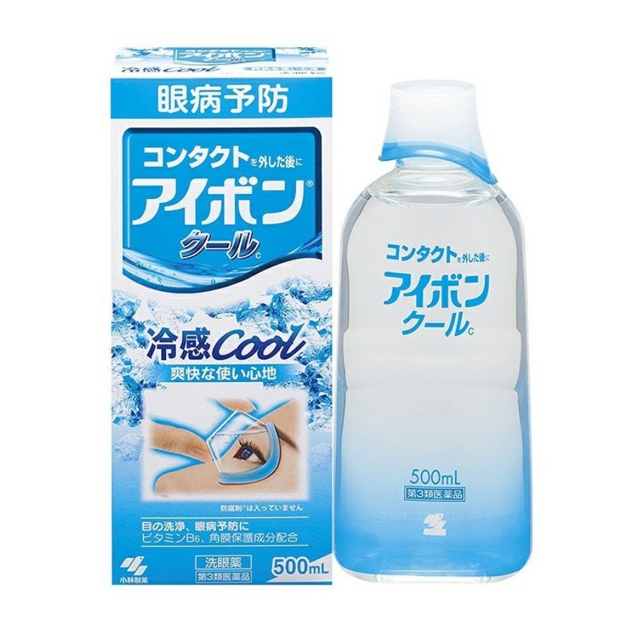 Nước rửa mắt Kobayashi Eyebon W Vitamin chai 500ml