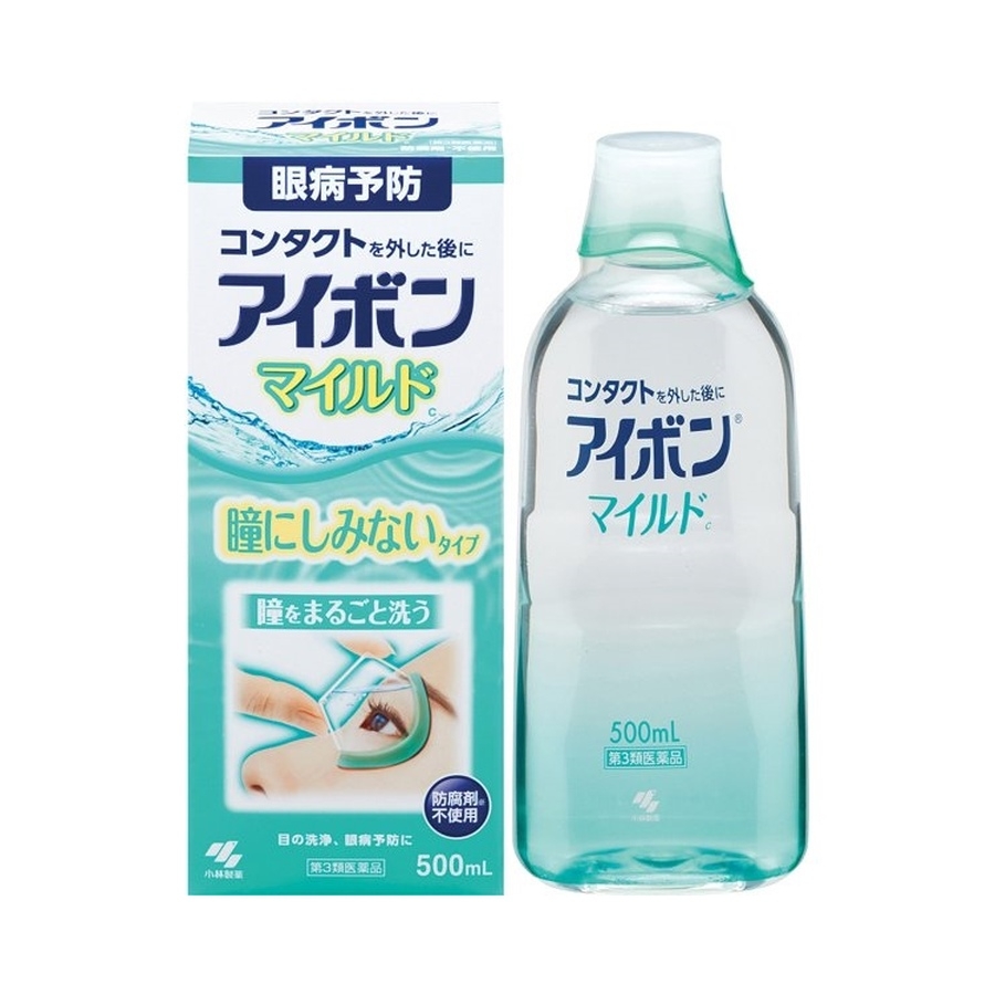 Nước rửa mắt Kobayashi Eyebon W Vitamin chai 500ml