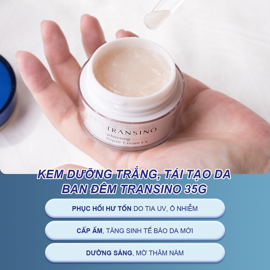 Kem dưỡng trắng da Transino Whitening Repair Cream EX 35g
