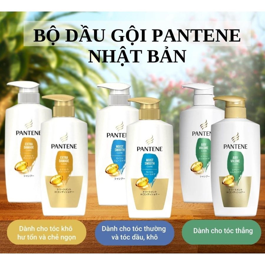 Cặp gội xả Pantene PRO-V (dầu gội 270g+ dầu xả 270g)