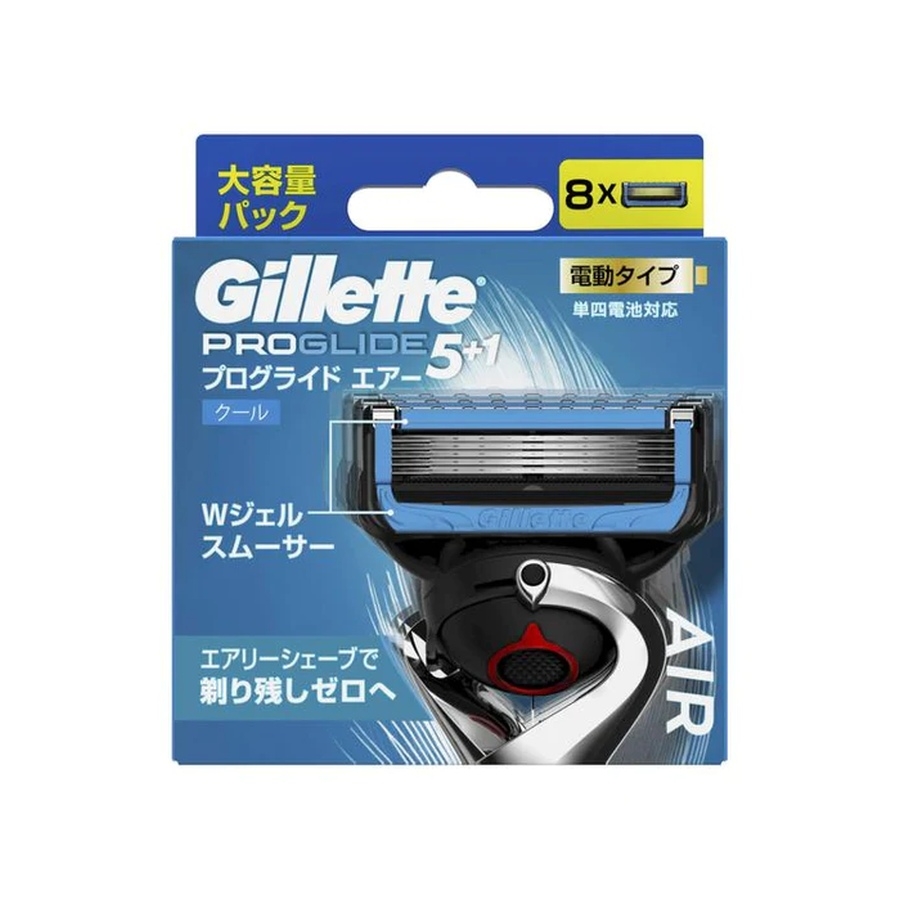 Lưỡi dao cạo râu thay  thế loại điện Gillette ProGlide Air 5+1 - hộp 8 đầu thay