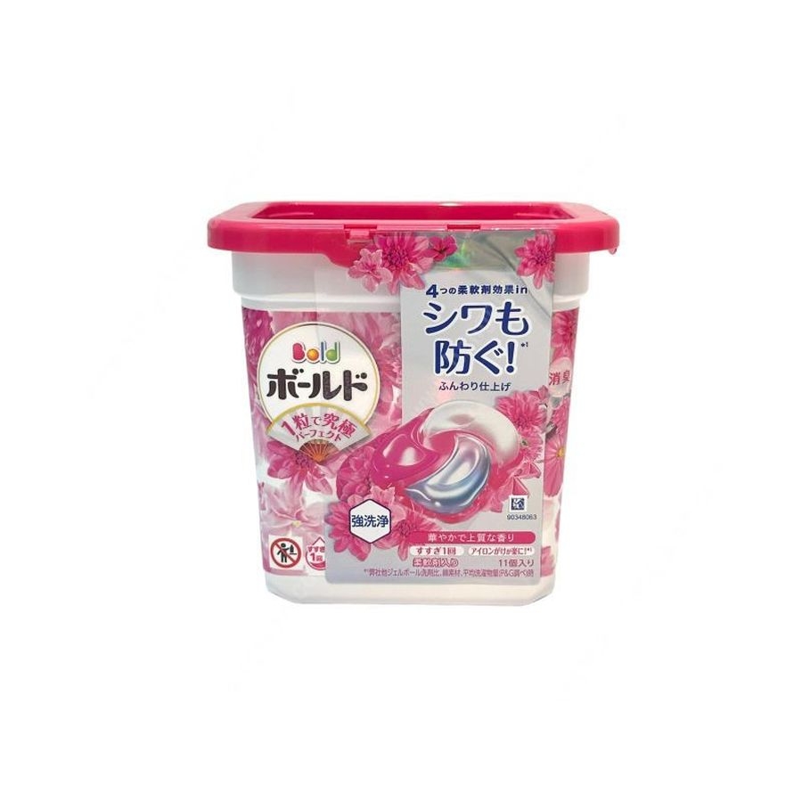 Viên giặt xả Gel Ball Bold 4 in 1 hộp 11 viên