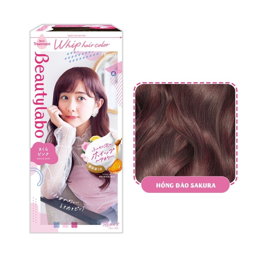 Nhuộm tóc Hoyu BeautyLabo Whip tạo bọt