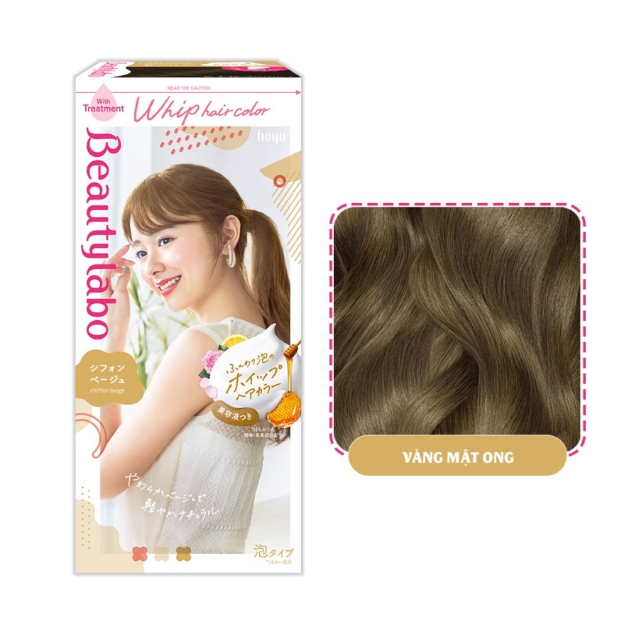 Nhuộm tóc Hoyu BeautyLabo Whip tạo bọt