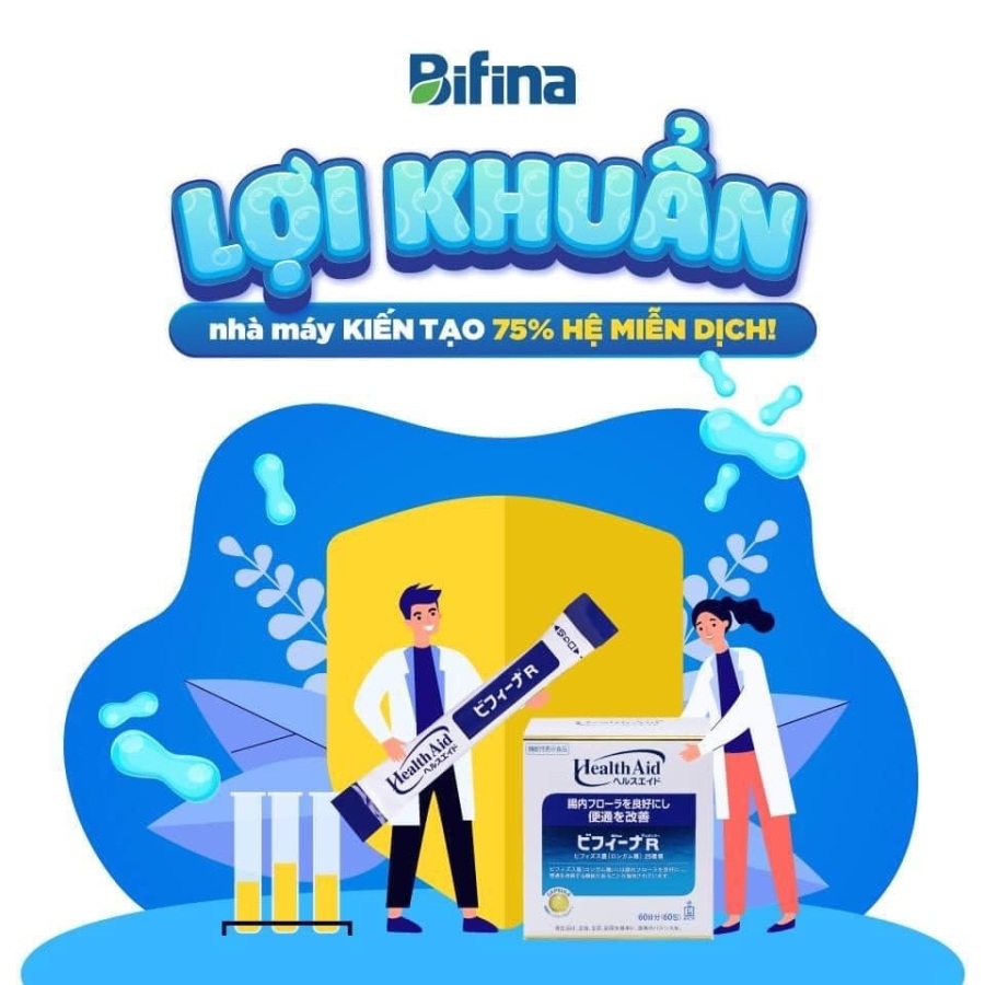 Men Vi Sinh Health Aid Bifina R 20 gói