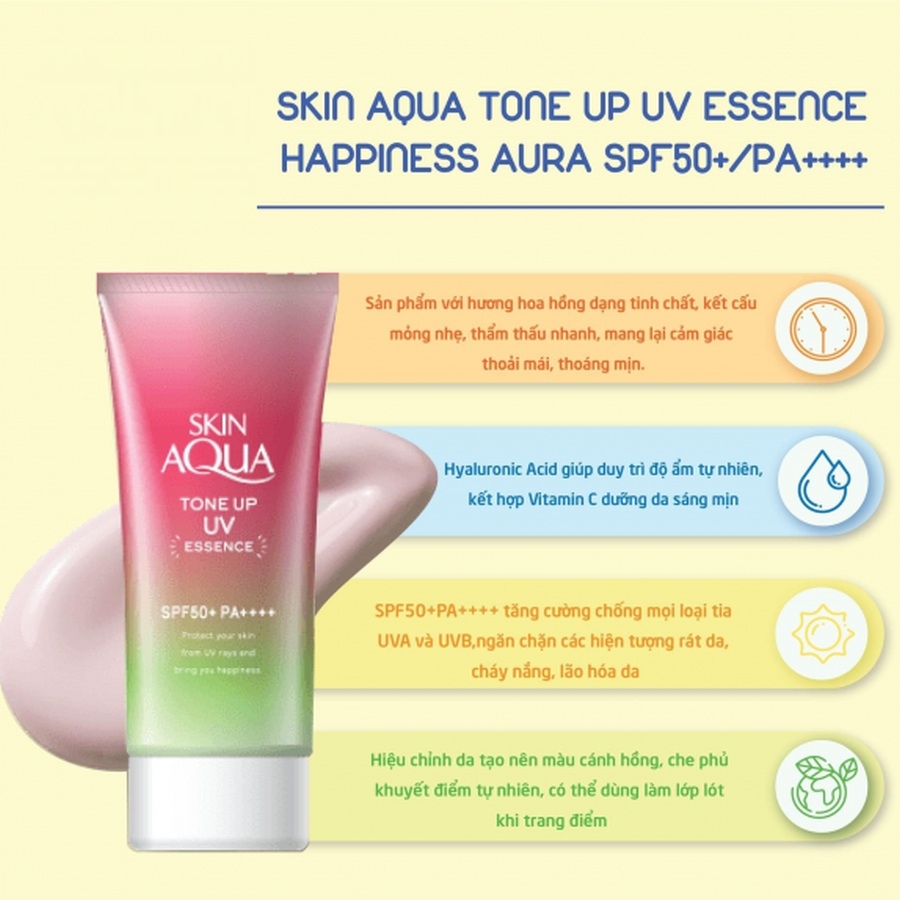 Tinh chất chống nắng Skin Aqua UV Cut Color Contour SPF50+PA++++ 80g