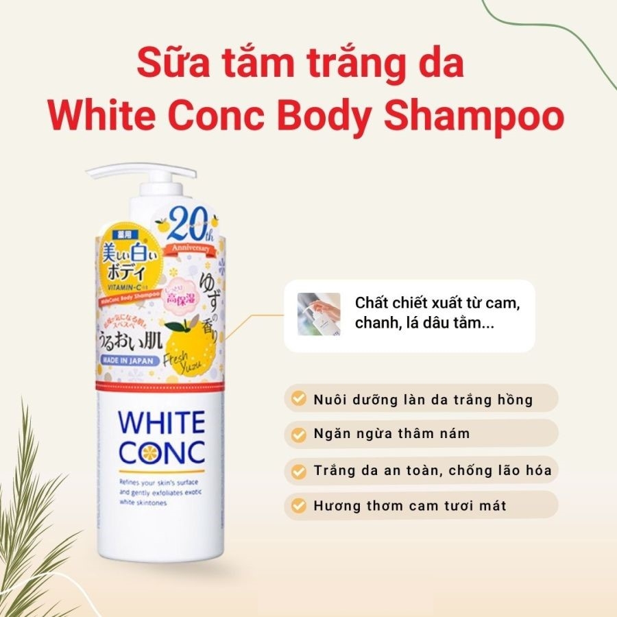 Sữa tắm trắng da White Conc Body Wash