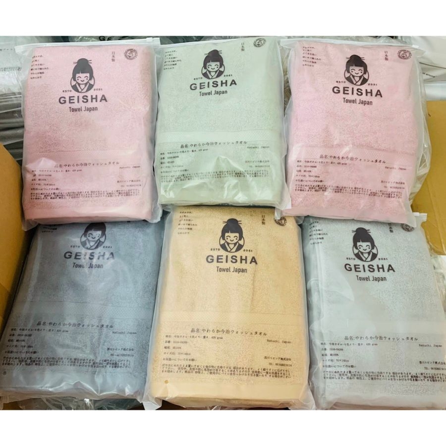 Khăn tắm Geisha Towel Japan 70 x 140cm