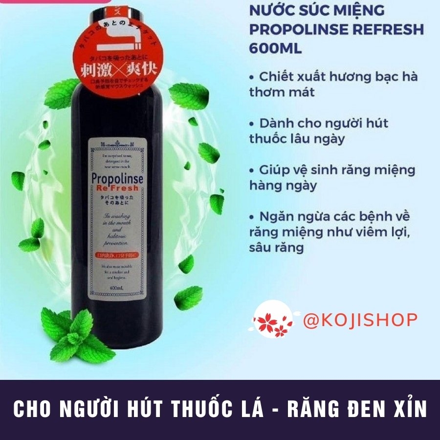 Nước súc miệng nha khoa Propolinse 600ml