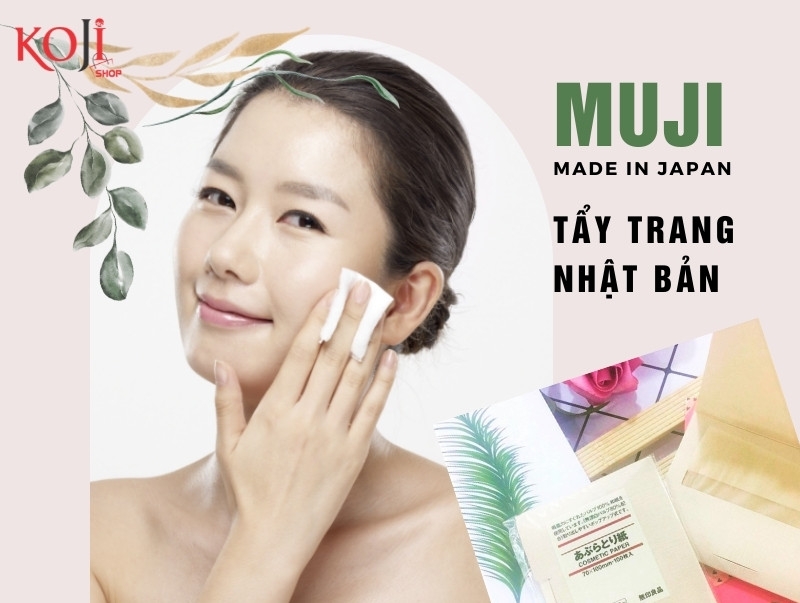 Giấy thấm dầu Cosmetic Muji 100 miếng