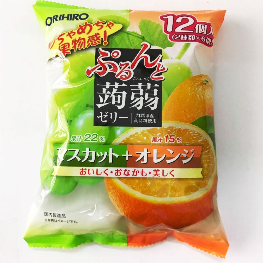 Thạch rau câu Orihiro 240g mix vị trái cây