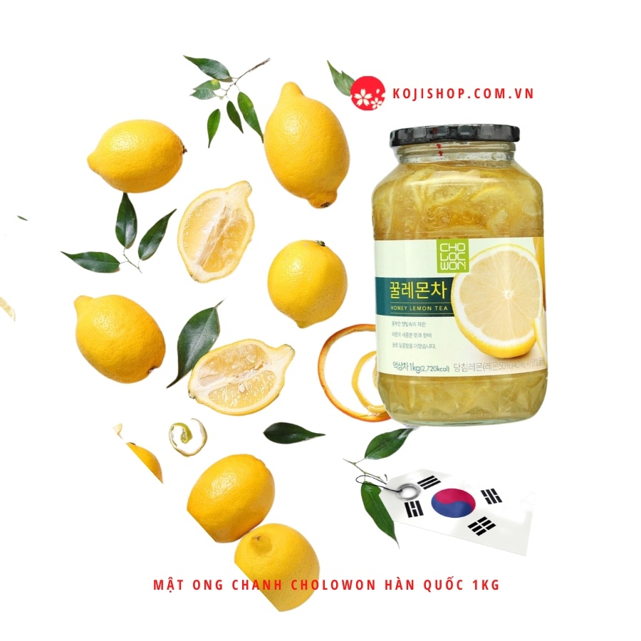Mật ong chanh vàng Cholocwon Hàn Quốc 1000g