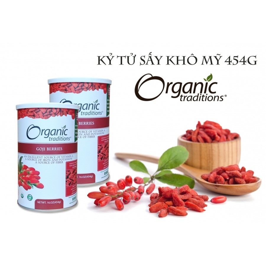 Kỳ tử hữu cơ Organic Traditions 454