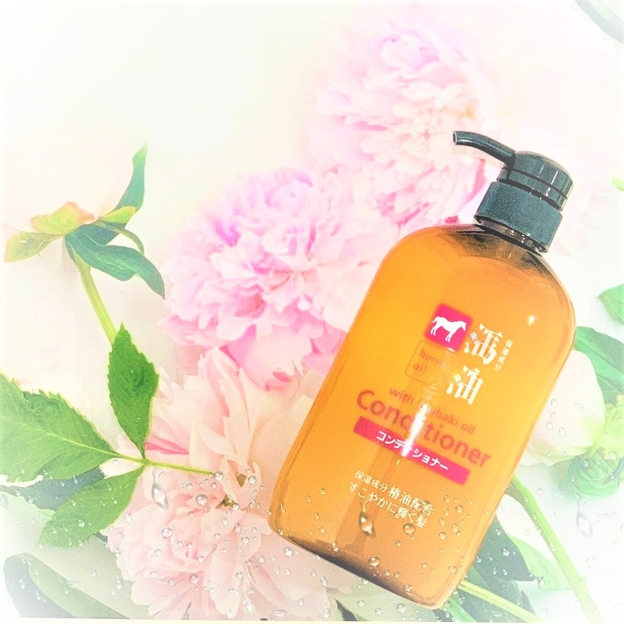 Dầu gội/ Dầu xả mỡ ngựa Kumano Horse Oil Natural Hair 600ml