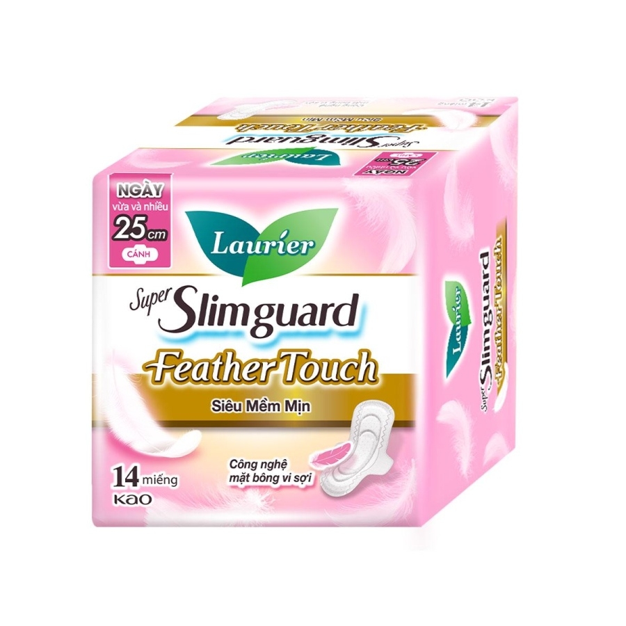 Băng vệ sinh Laurier Super Slimguard Siêu mềm mịn