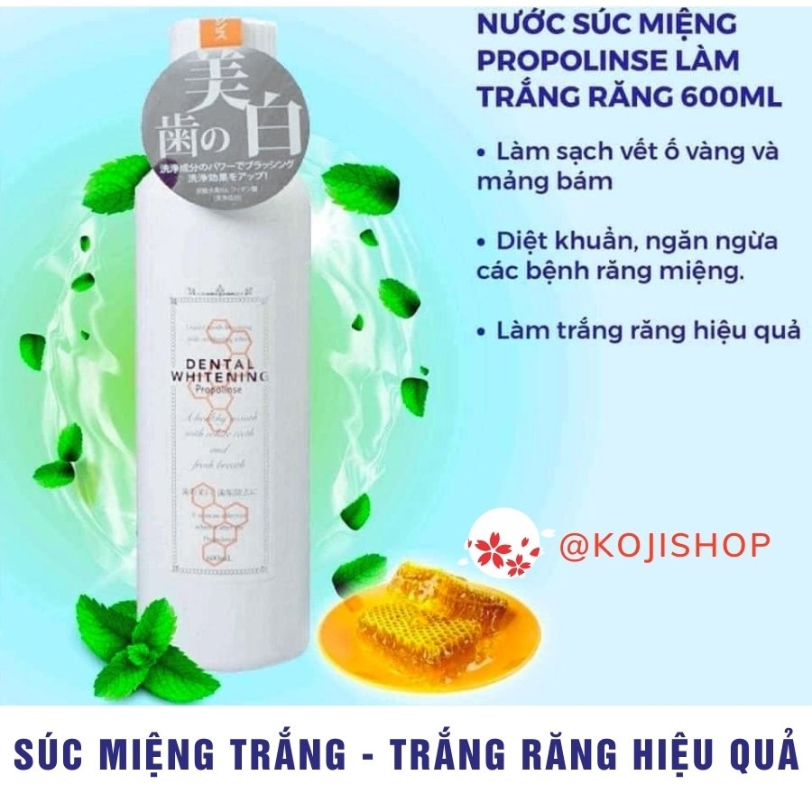 Nước súc miệng nha khoa Propolinse 600ml