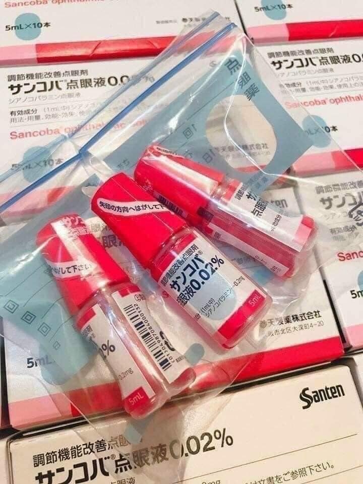Thuốc nhỏ mắt chống cận thị Sancoba 5ml