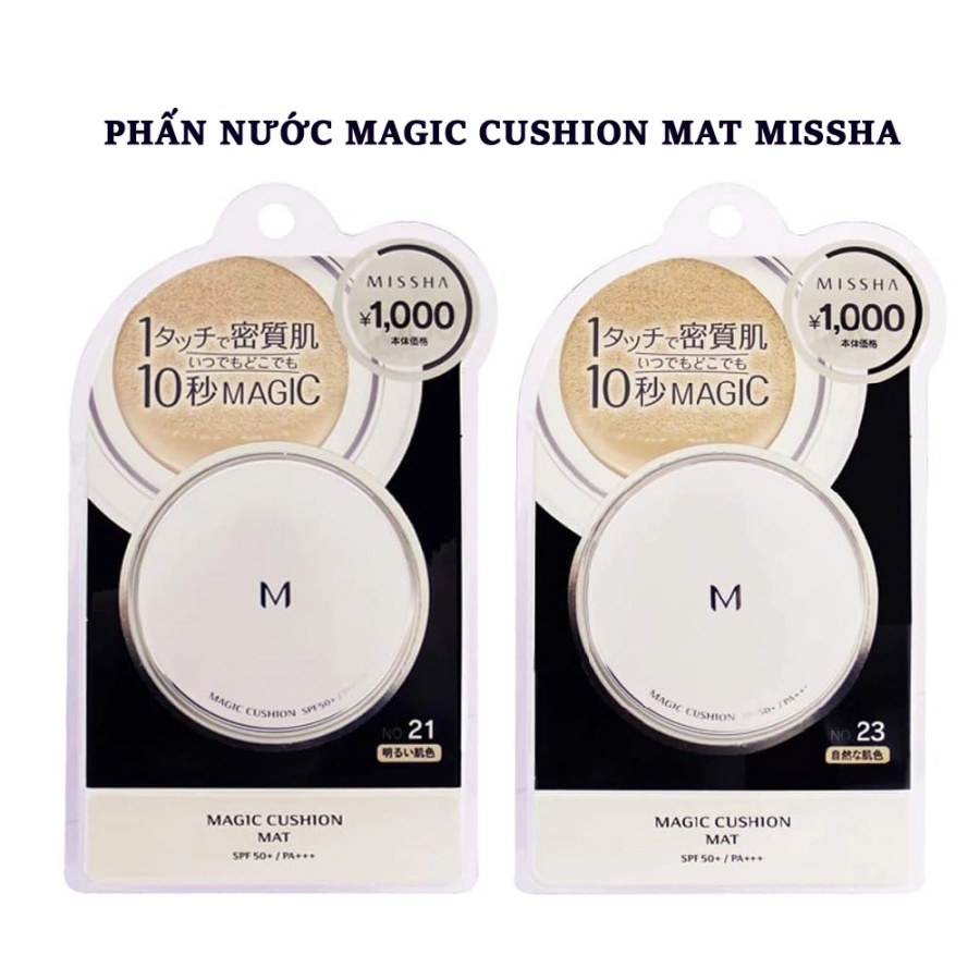 Phấn Nước Missha M Magic Cushion Mat SPF50+ PA+++15g (Vỏ trắng)