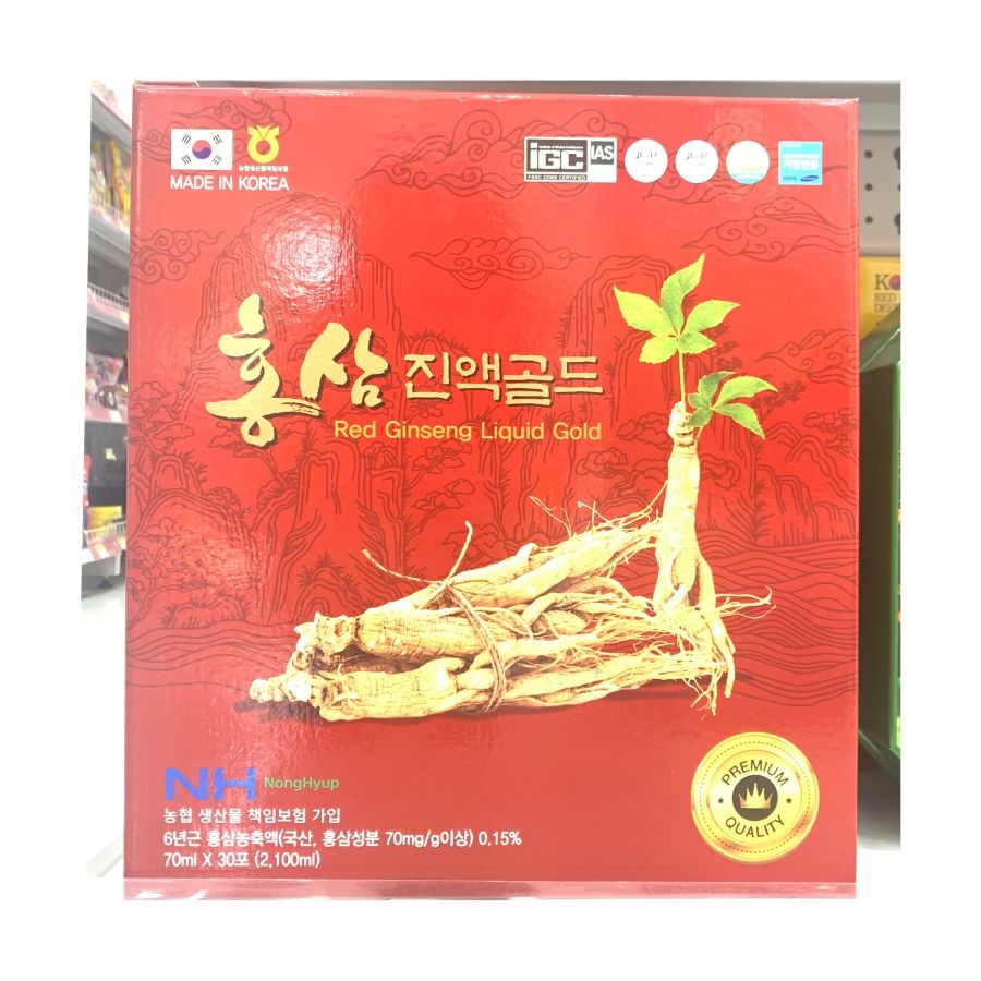 Nước hồng sâm Gold NH Hàn Quốc hộp 30 gói