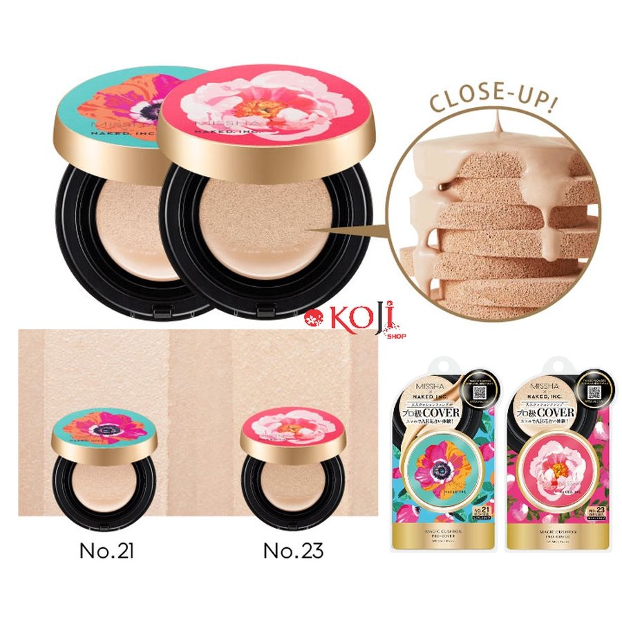 Cushion siêu che phủ Missha x Naked, INC bản giới hạn