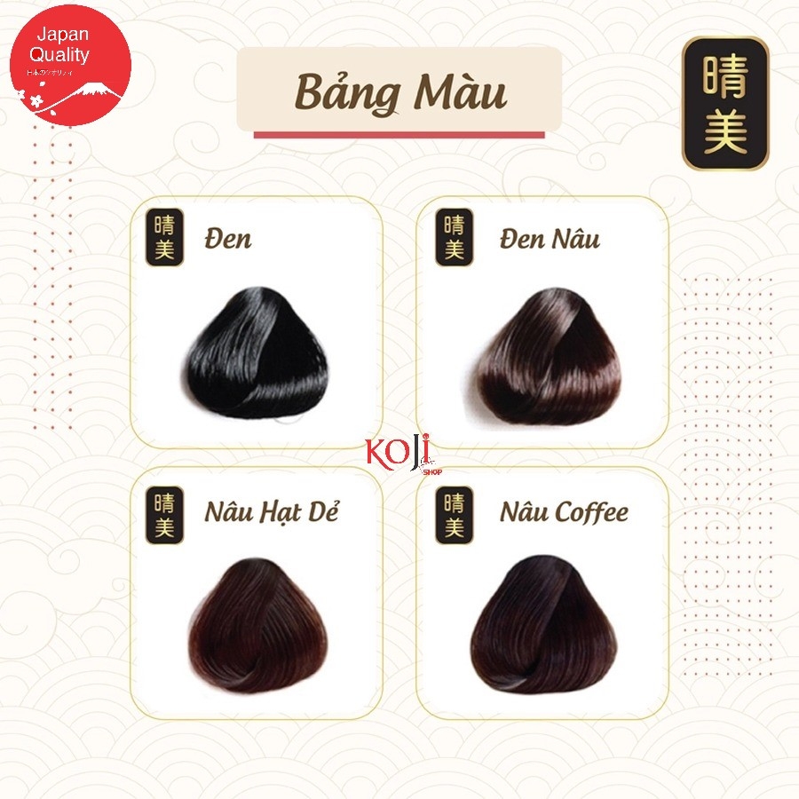 Dầu Gội Thảo Dược Nhuộm Tóc Phủ Bạc KOMI (500ml) - Nhật Bản