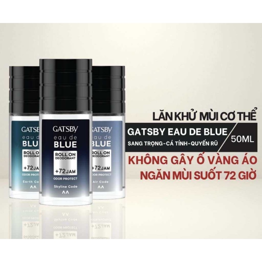 Lăn khử mùi hương nước hoa Gatsby