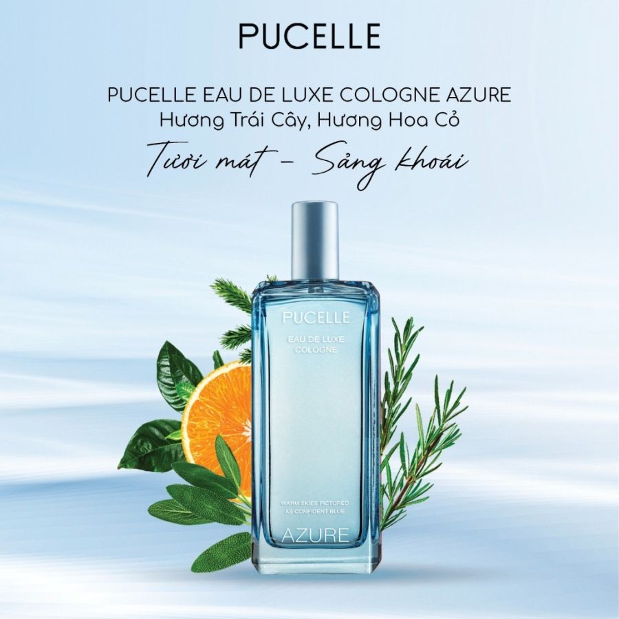 Nước hoa nữ Pucelle Eau De Luxe Cologne 100ml