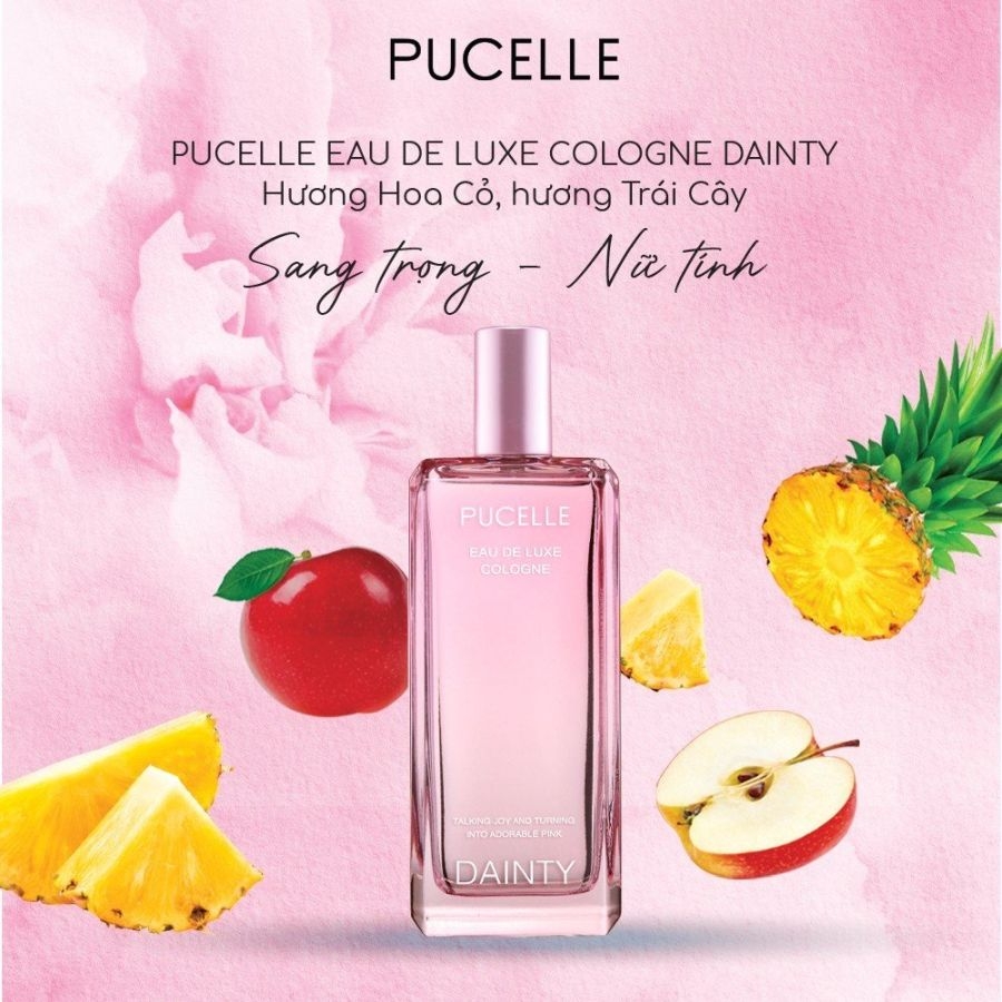 Nước hoa nữ Pucelle Eau De Luxe Cologne 100ml