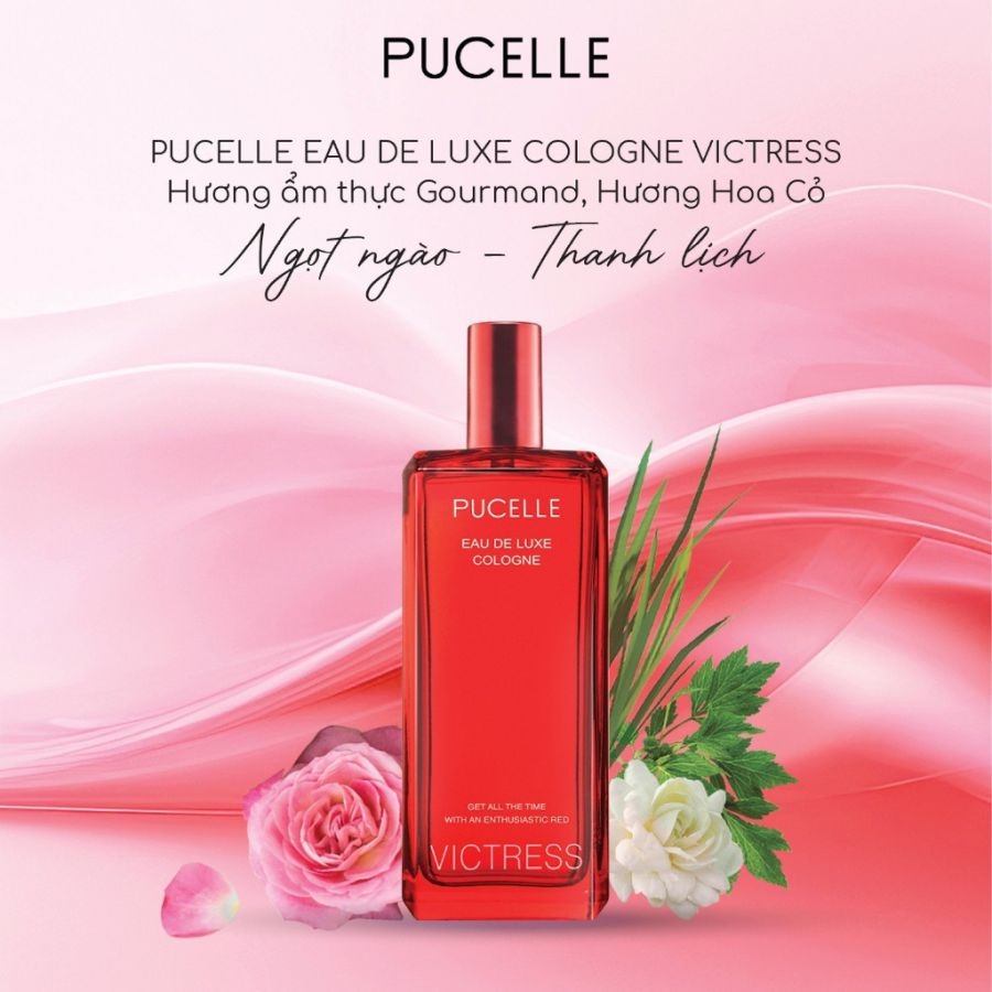 Nước hoa nữ Pucelle Eau De Luxe Cologne 100ml