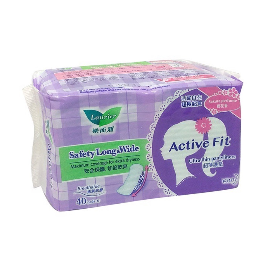Băng vệ sinh hàng ngày Laurier Active Fit 40 miếng