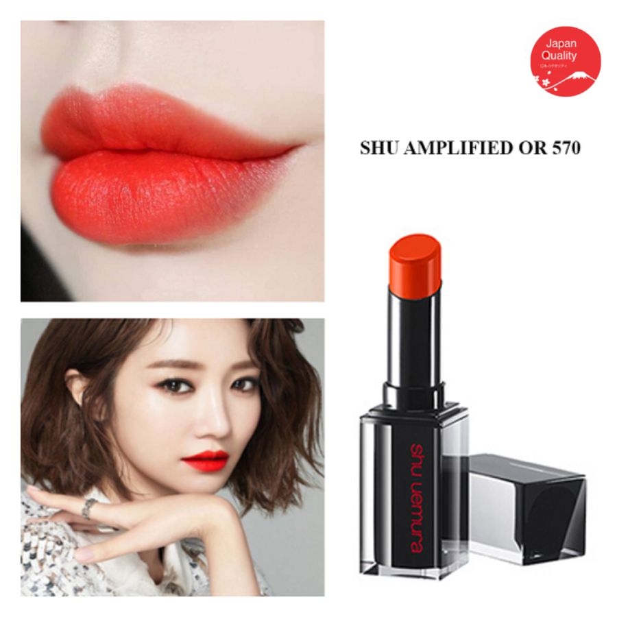 Son Shu Uemura Rouge Unlimited OR570 - có dưỡng