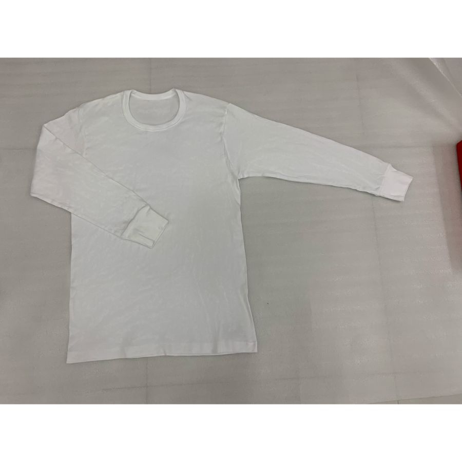 Áo thun giữ nhiệt cổ tròn Topvalu màu trắng